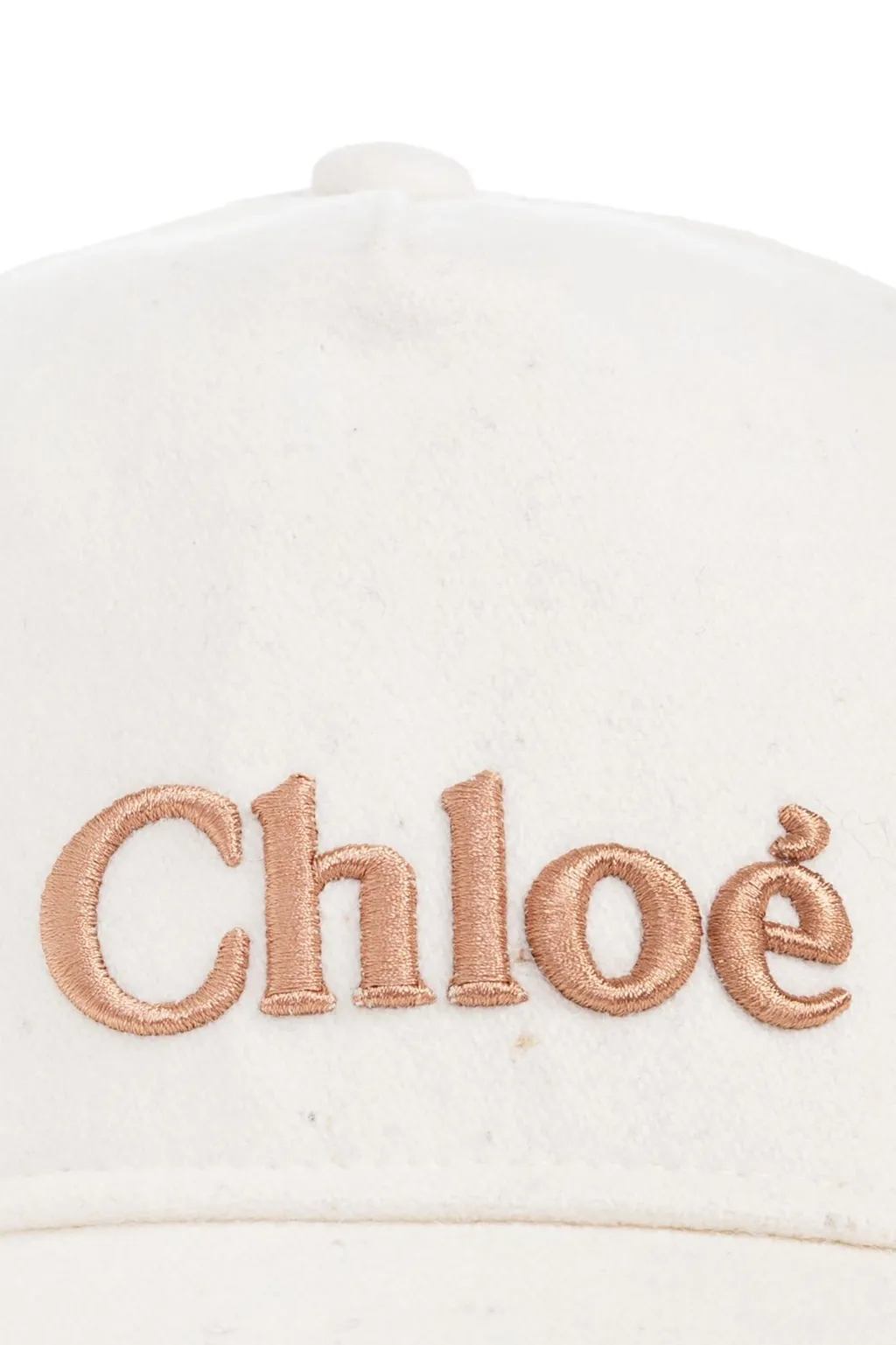 Chloé Kids Logo Embroidered Baseball Cap
