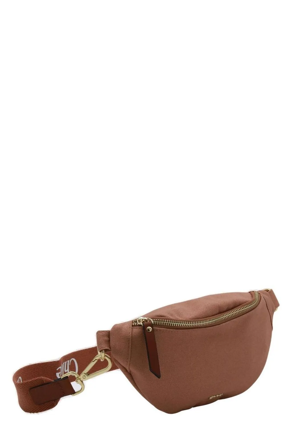 Chloé Kids Logo-Strap Zipped Belt Bag