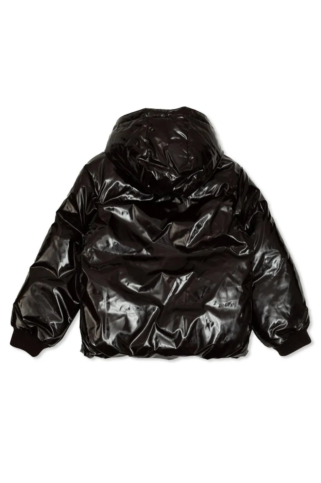Chloé Kids Shiny Hooded Puffer Jacket