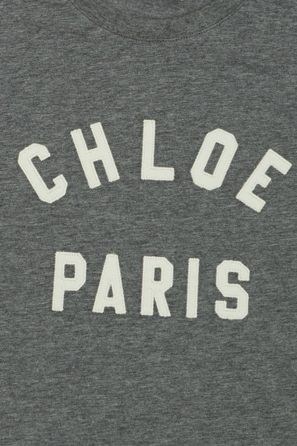 Chloé Kids Logo-Print Cropped Crewneck T-Shirt