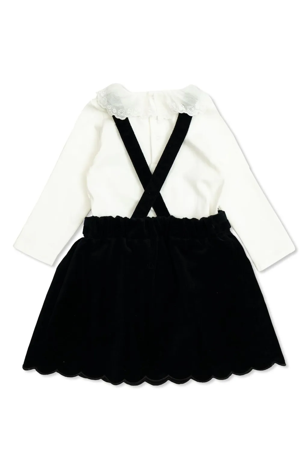 Chloé Kids Long Sleeved Flared Hem Dress