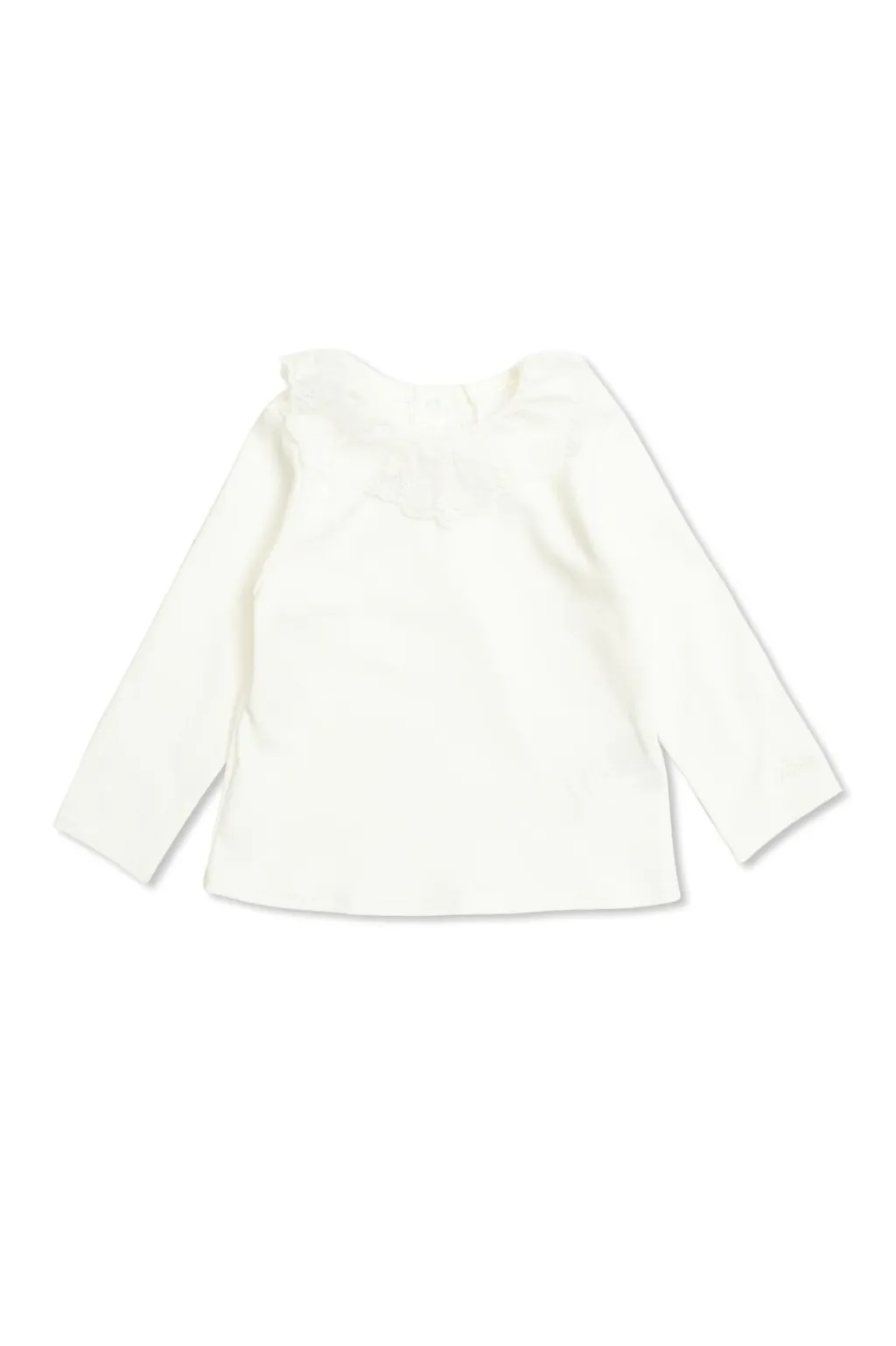 Chloé Kids Long Sleeved Flared Hem Dress