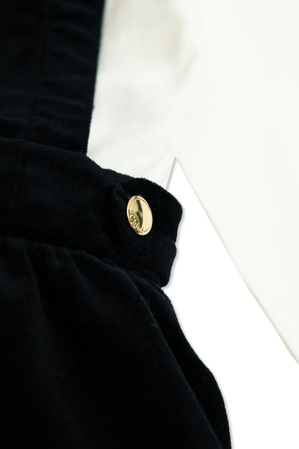 Chloé Kids Long Sleeved Flared Hem Dress