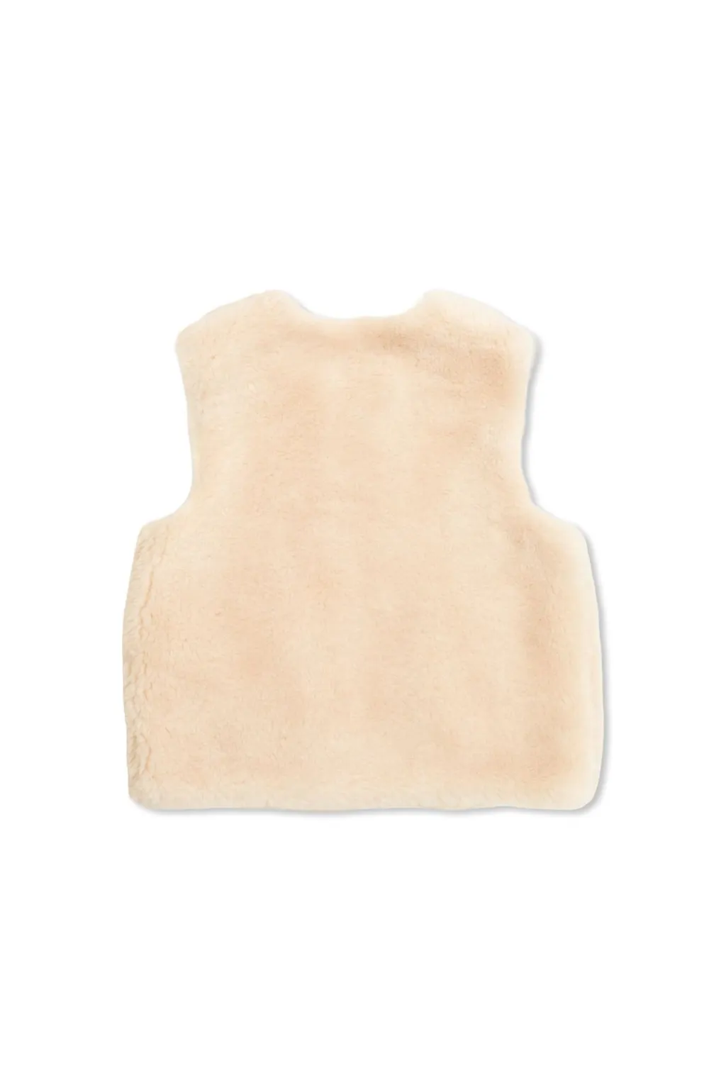Chloé Kids Sleeveless Faux-Shearling Jacket