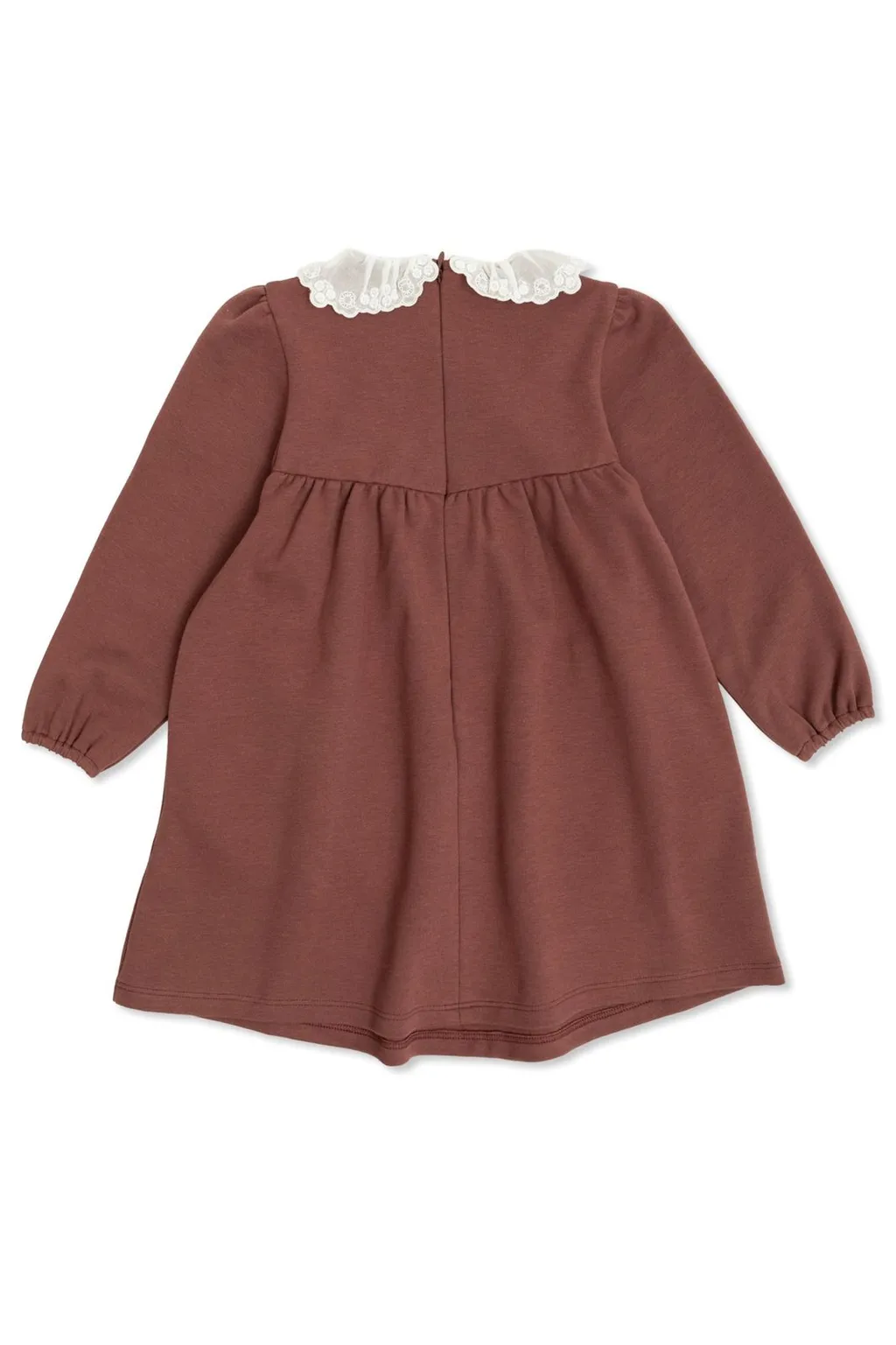 Chloé Kids Rear Zipped Ruffled Dress