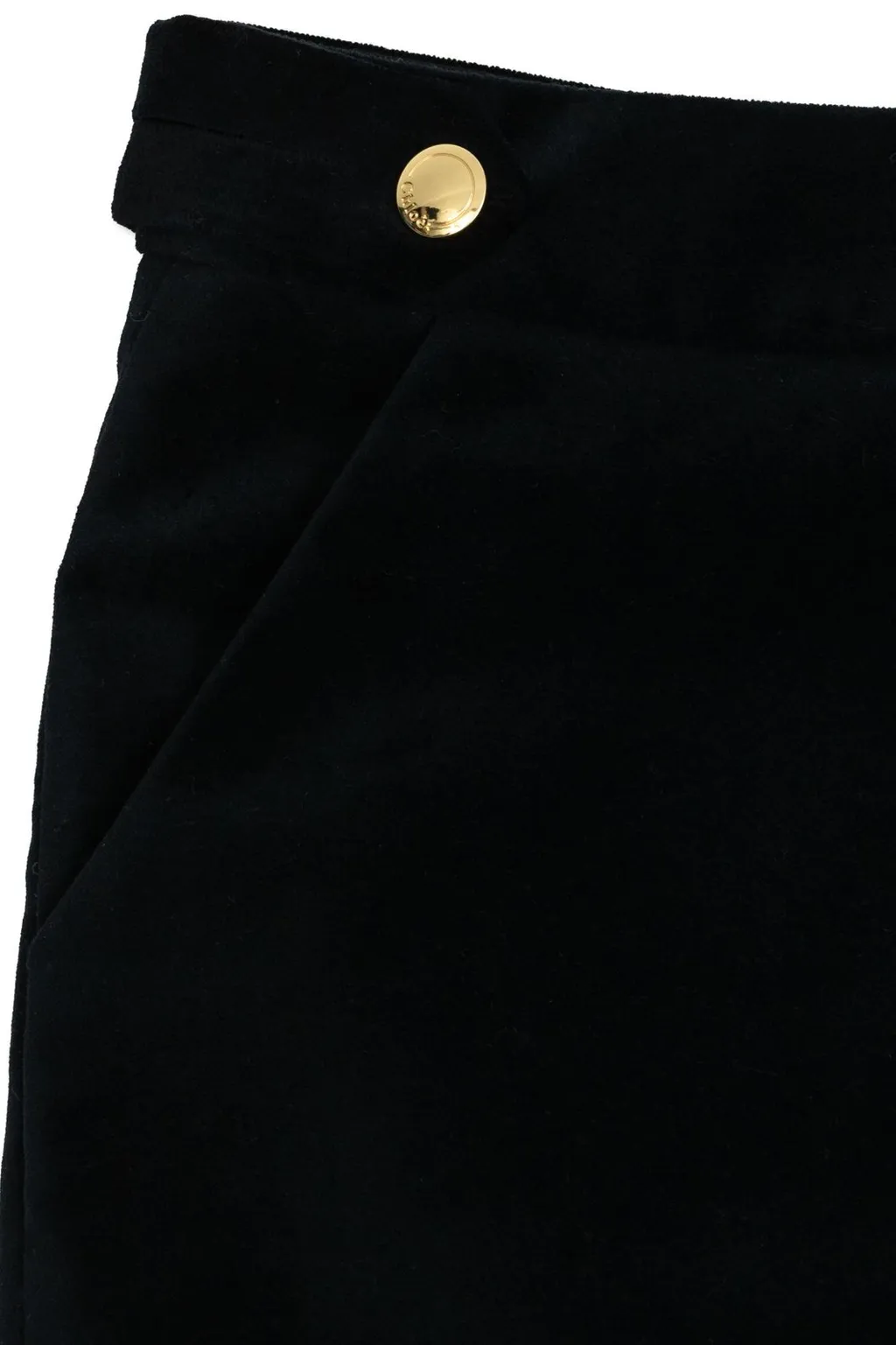Chloé Kids Openwork Scalloped-Hem Floral-Embroidered Skirt
