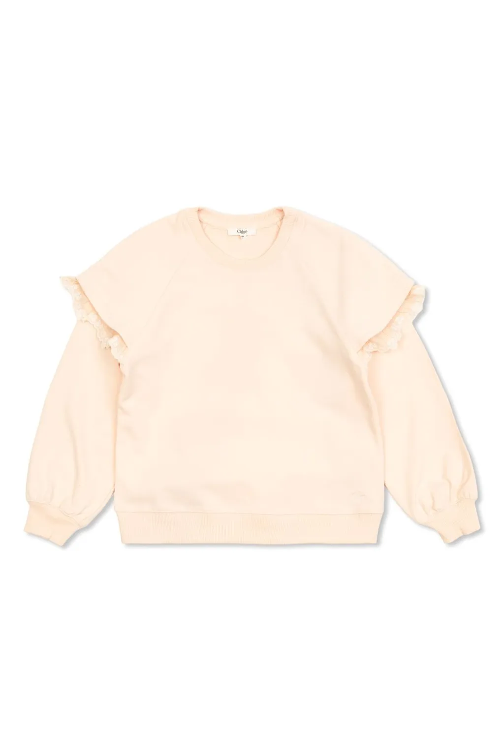 Chloé Kids Ruffled Crewneck Sweatshirt