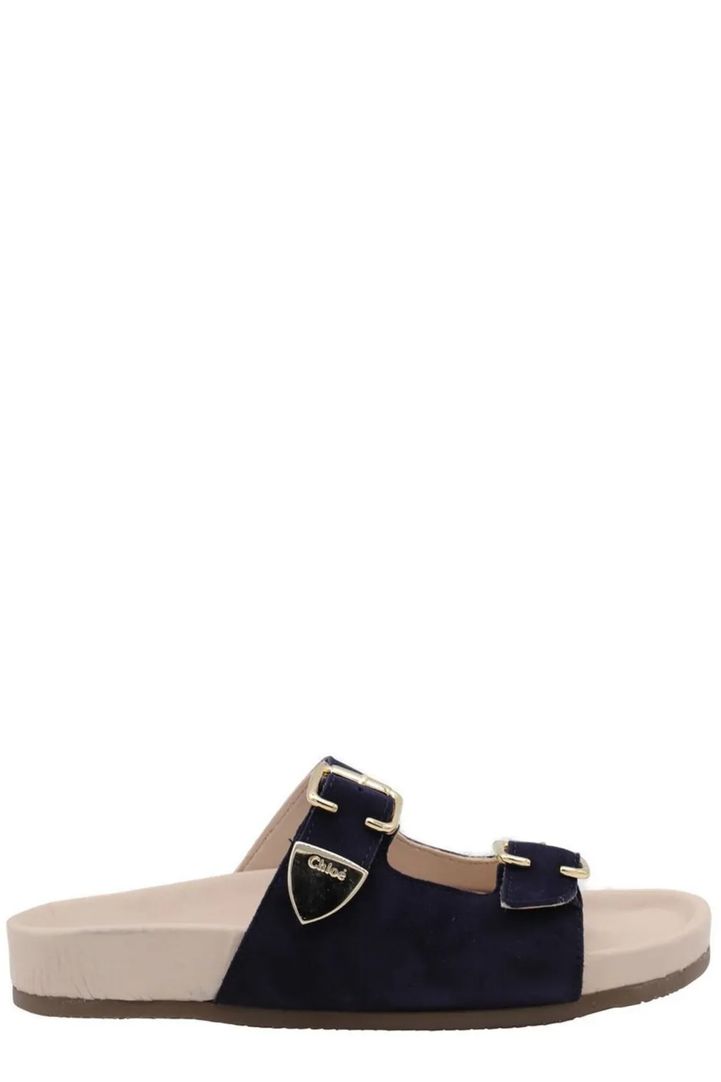 Chloé Kids Buckle-Strapped Slides