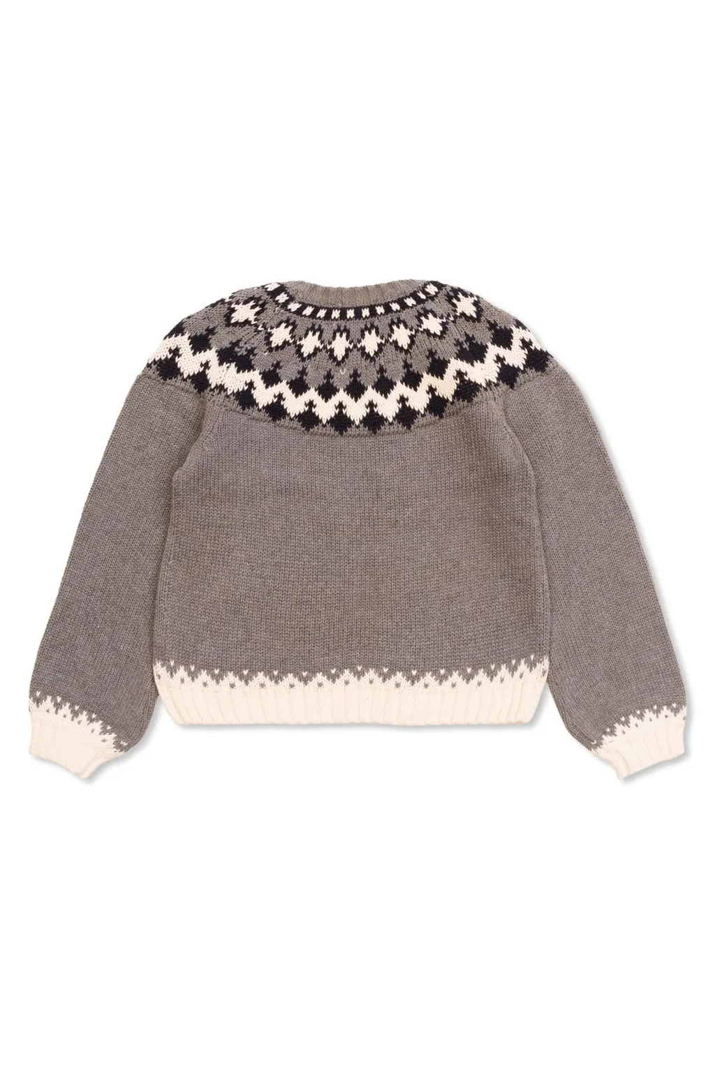 Chloé Kids Jacquard Cropped Jumper