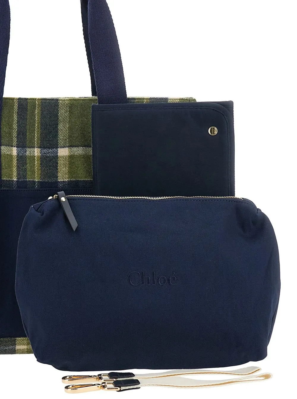 Chloé Kids Checked Changing Bag