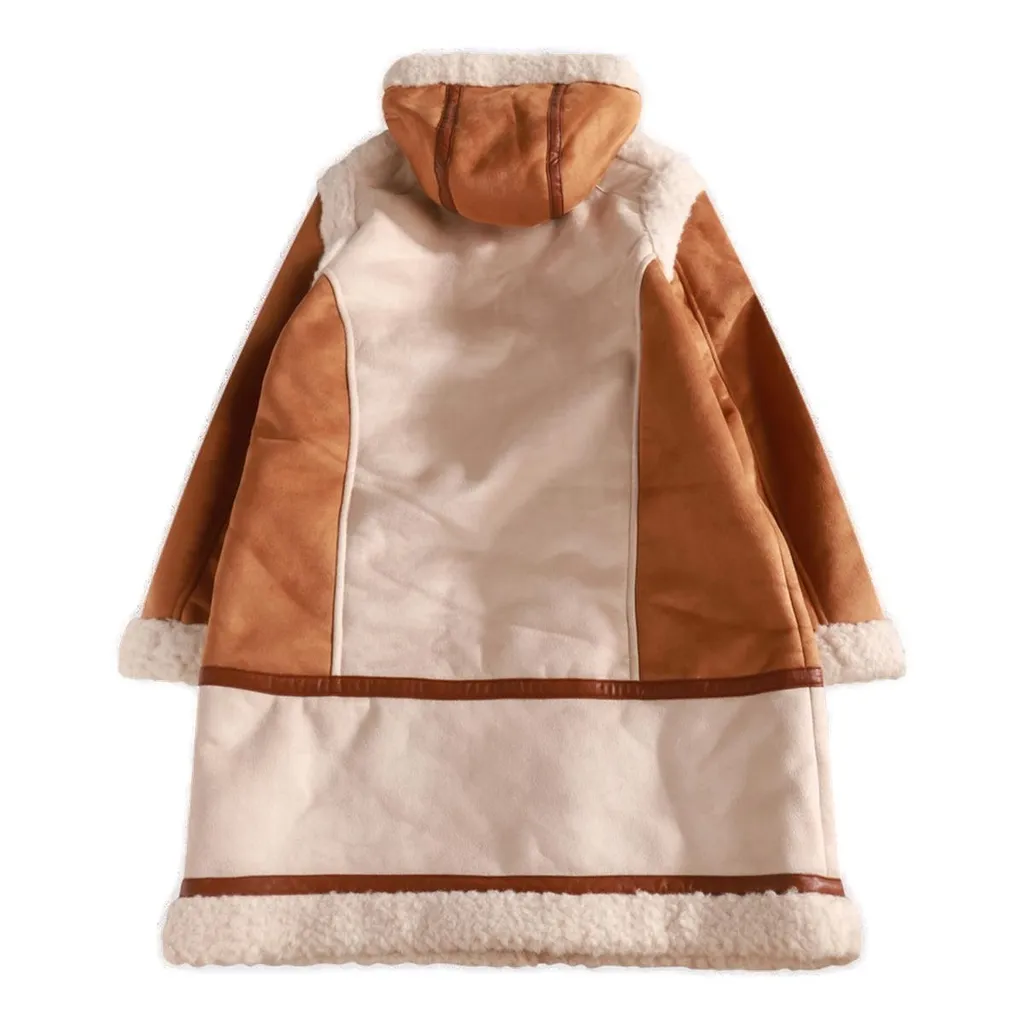 Chloé Kids Zip-Up Straight Hem Coat