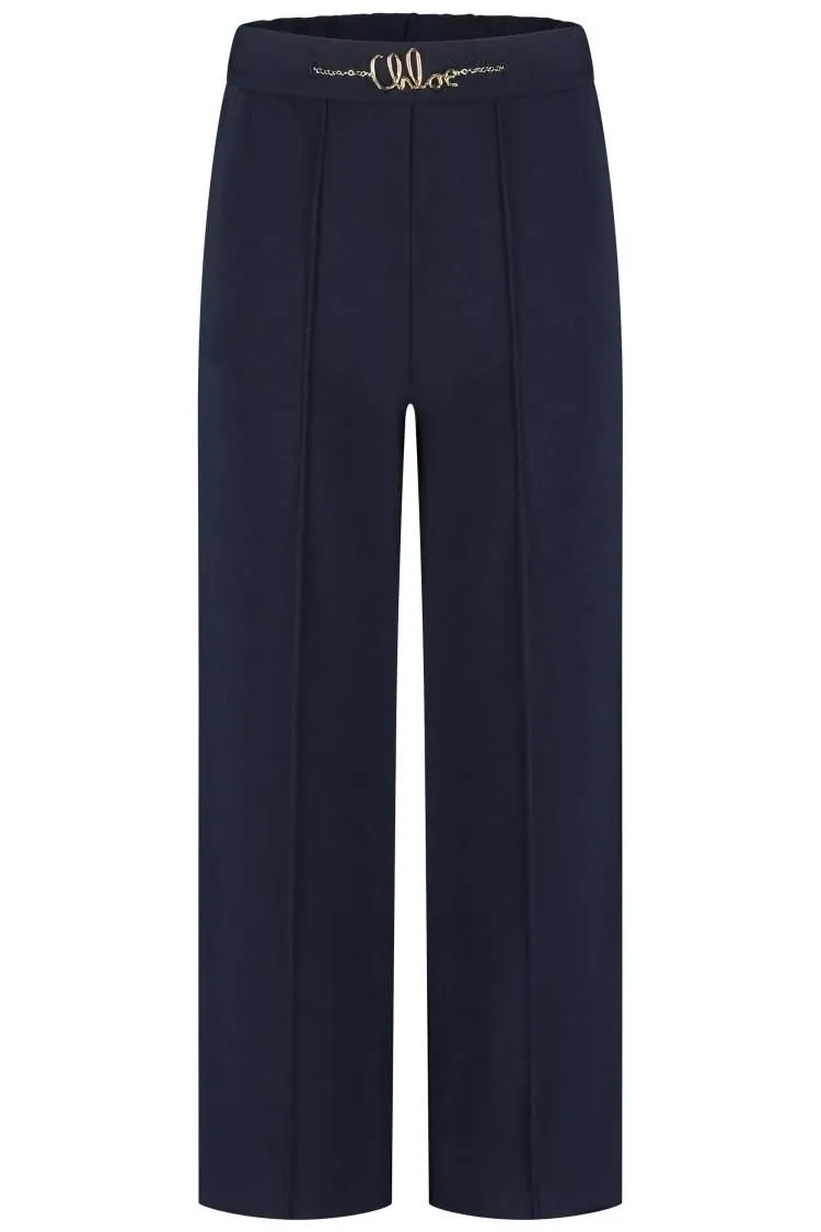 Chloé Kids Pleat-Detail Elasticated Waistband Trousers