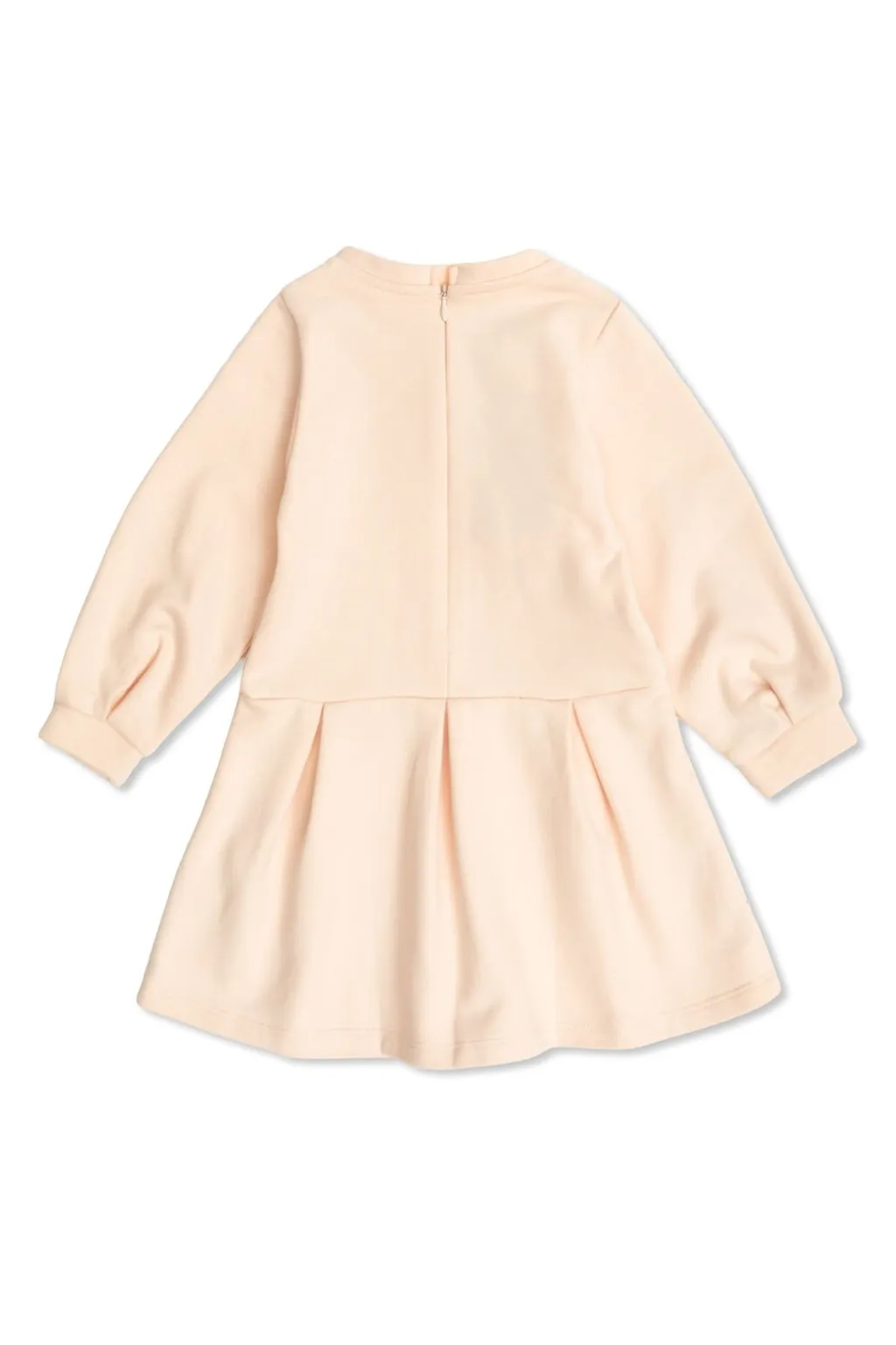 Chloé Kids Logo-Printed Balloon Sleeves Dress