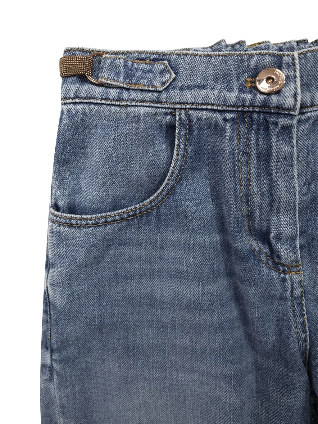 Brunello Cucinelli Kids Straight Leg Jeans