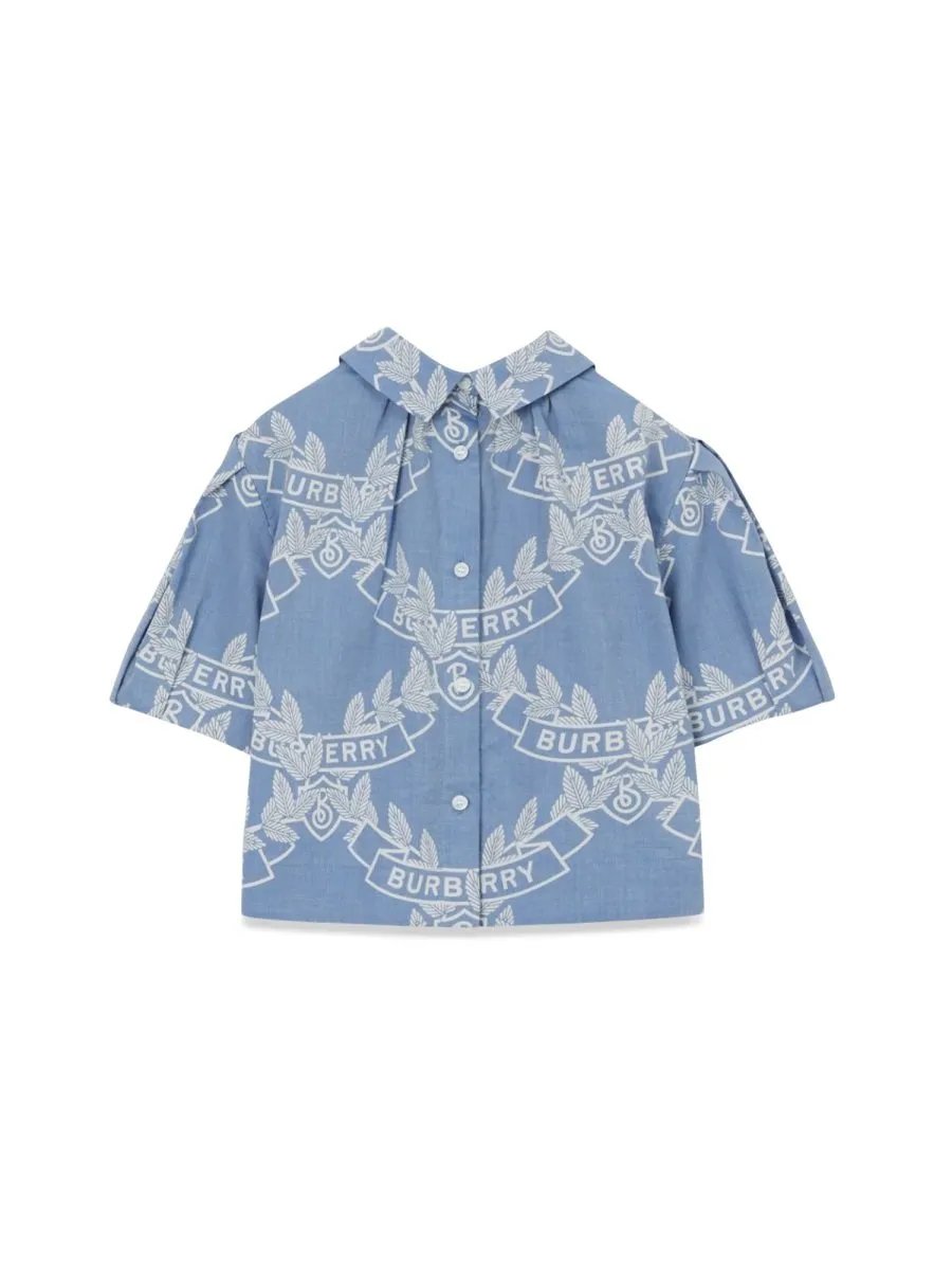 Burberry Puff Sleeves Polo Top Ada