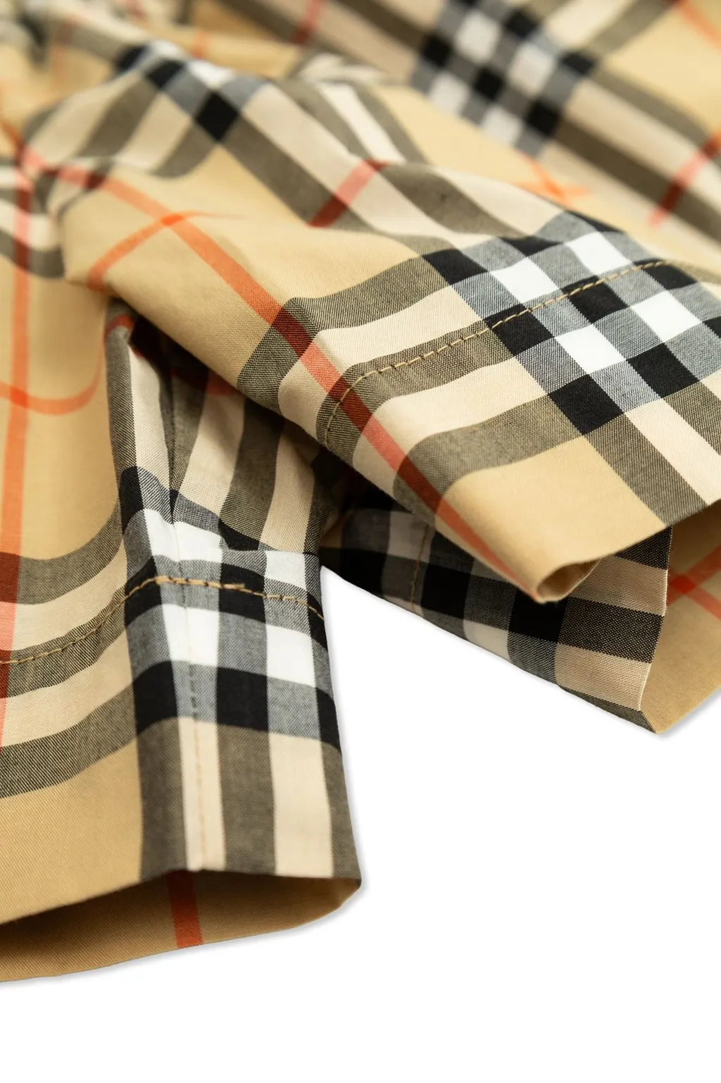 Burberry Kids Check Pattern Elasticated Waist Shorts