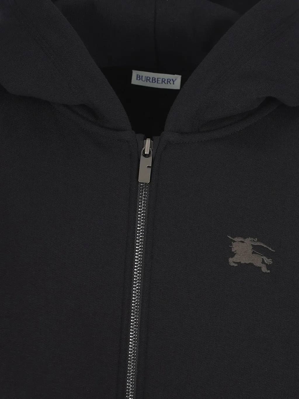 Burberry Kids Check Trim Zip Hoodie