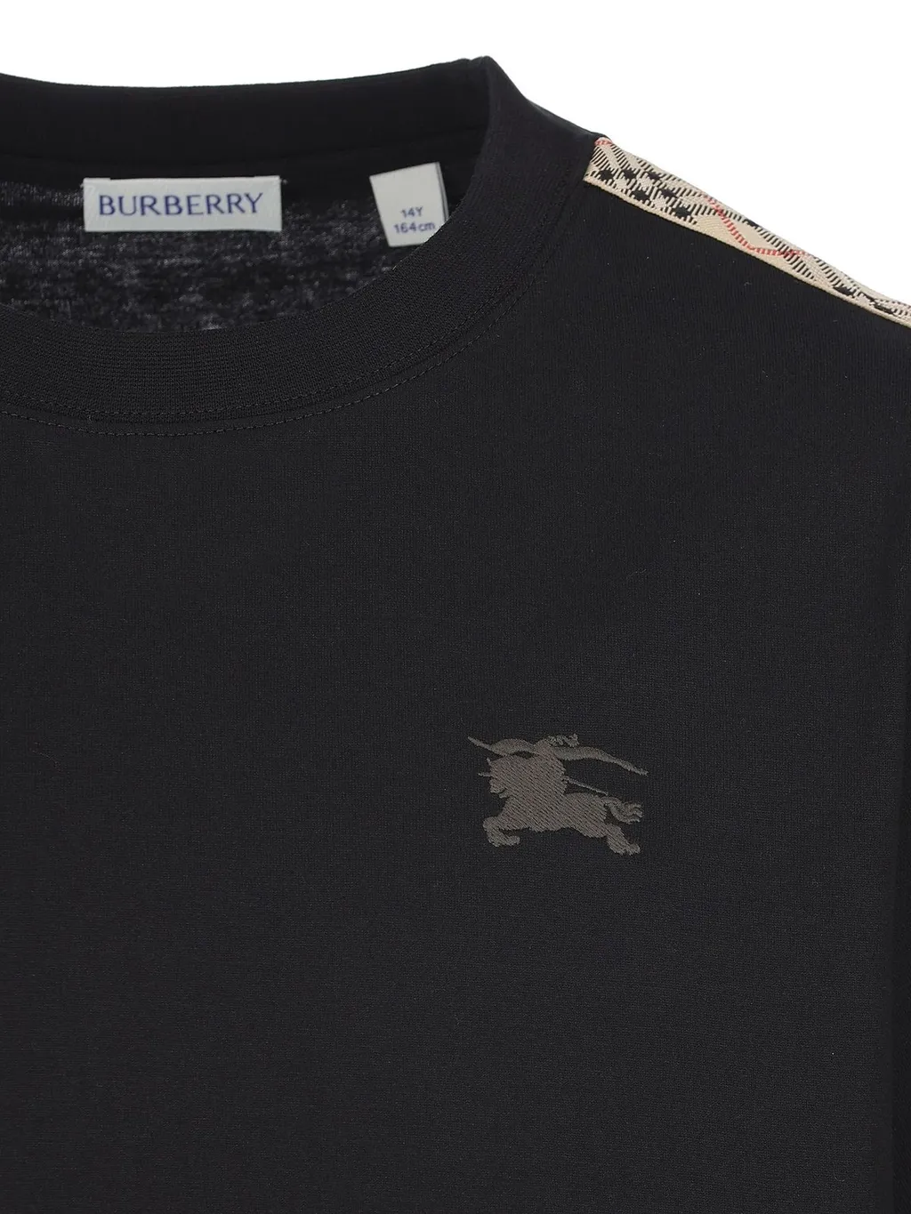 Burberry Kids Ekd Embroidered Crewneck T-Shirt