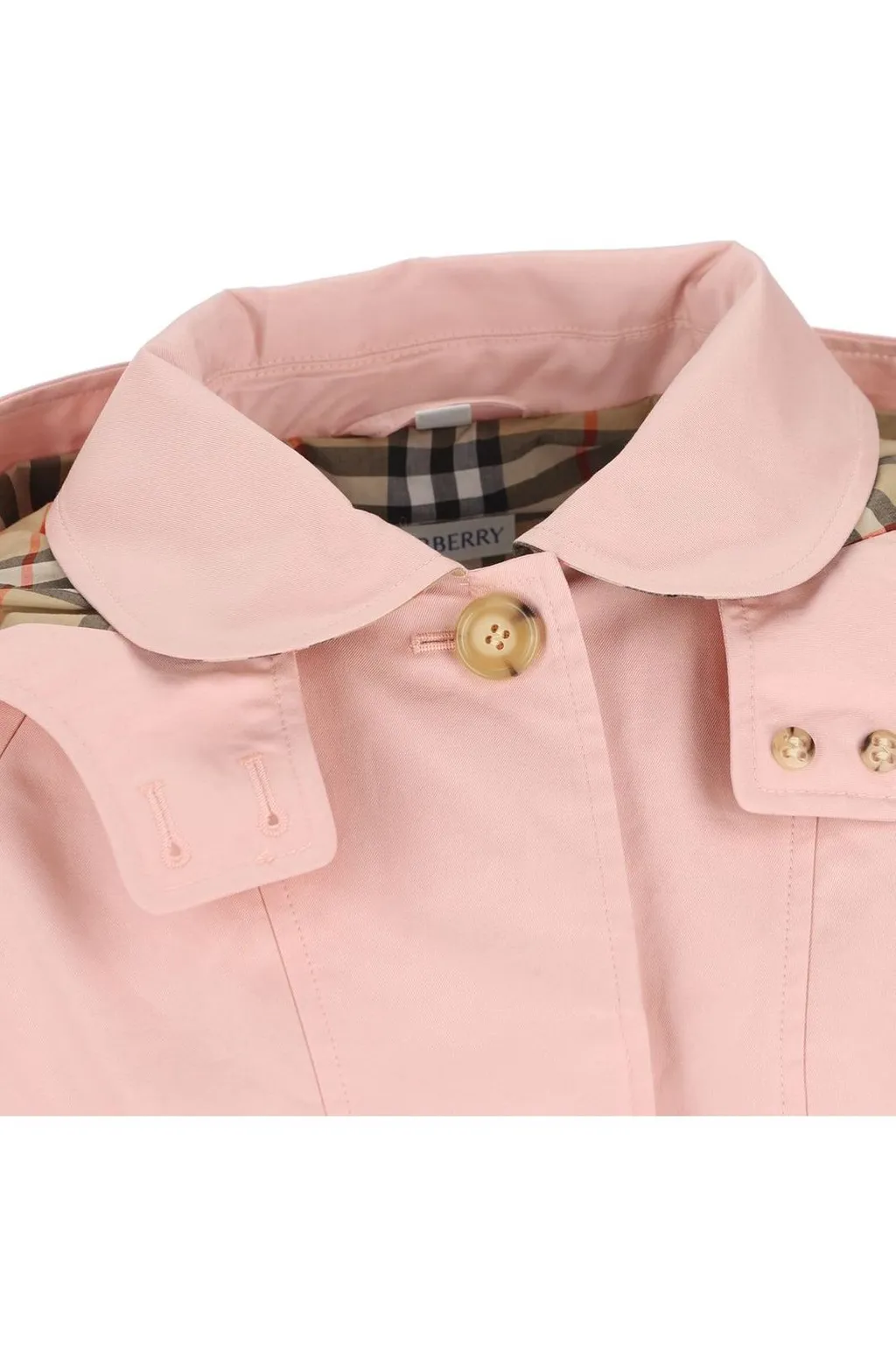 Burberry Kids Hooded Trench Jacket