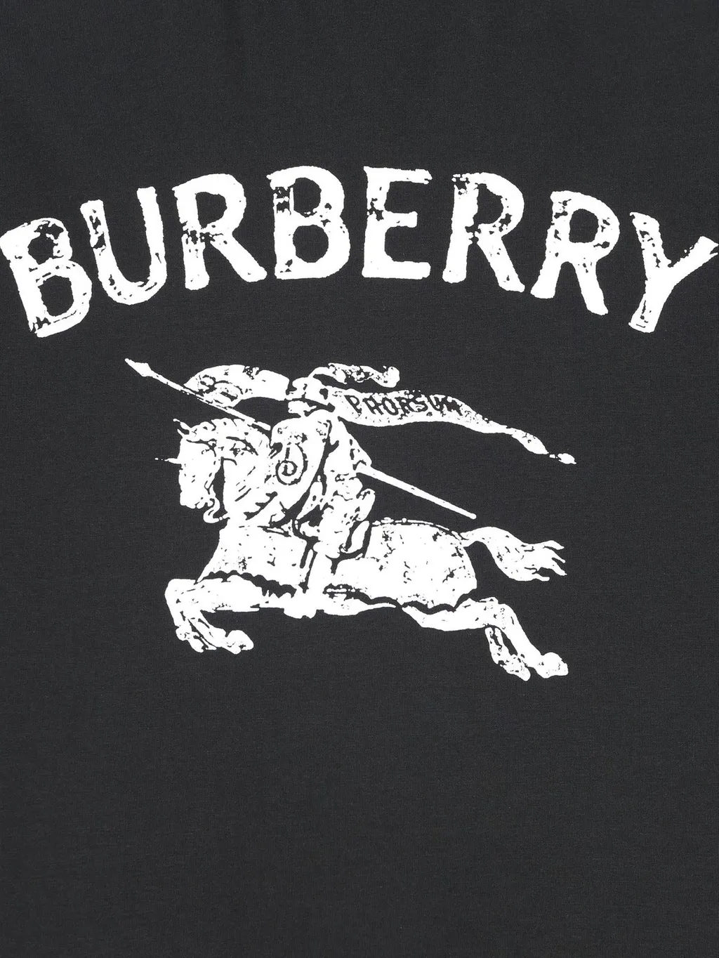 Burberry Kids Logo Printed Crewneck T-Shirt