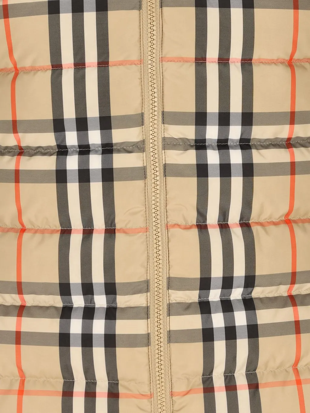 Burberry Hooded Checked Puffer Waistcoat