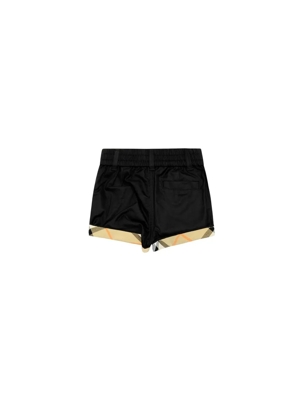 Burberry Kids Check Turn-Up Shorts