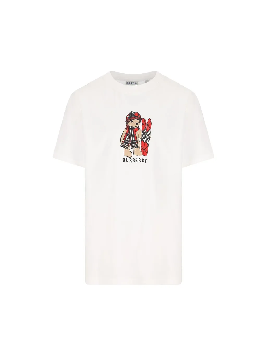 Burberry Kids Ski Bear Crewneck T-Shirt