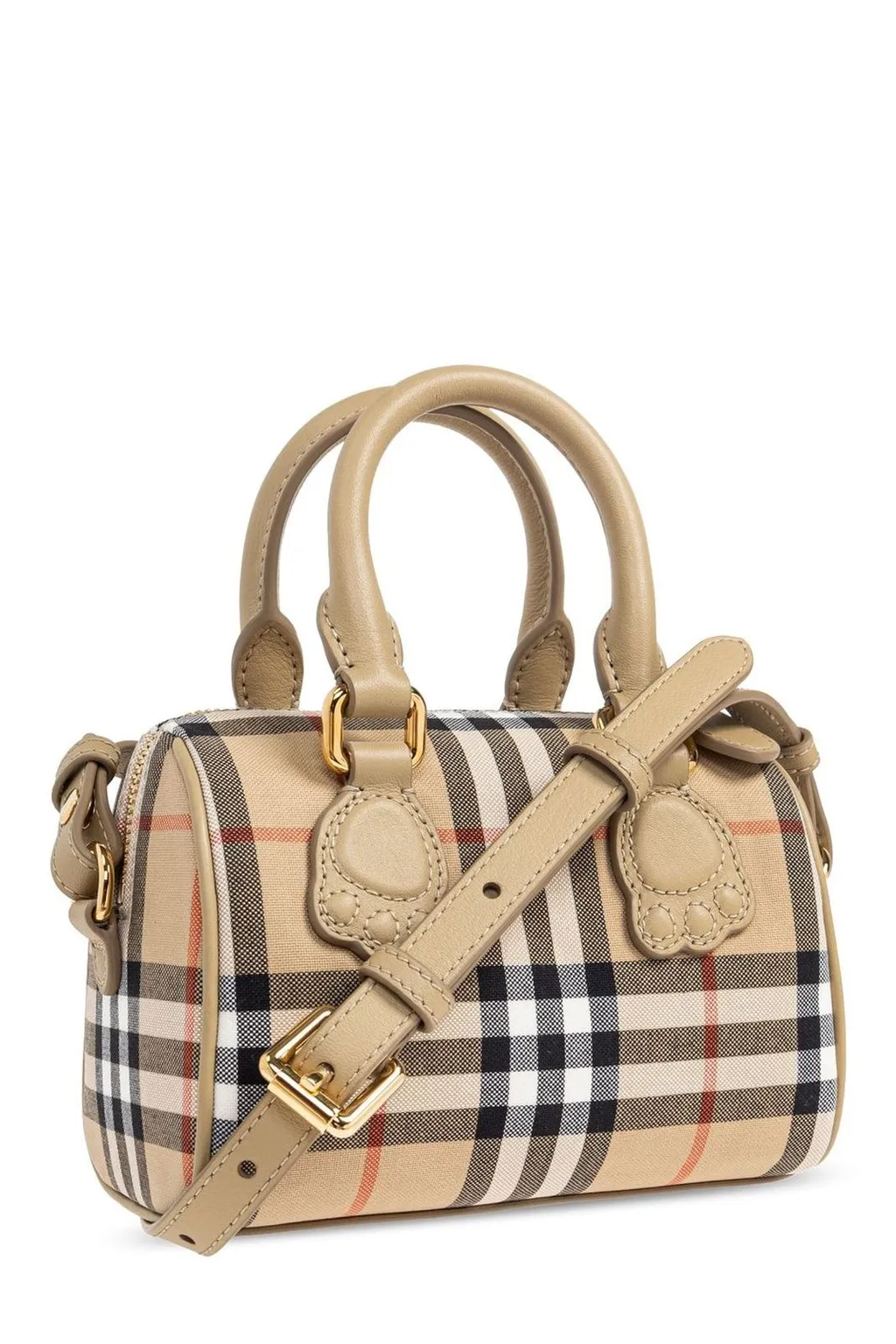 Burberry Kids Mini Check Bowling Bag