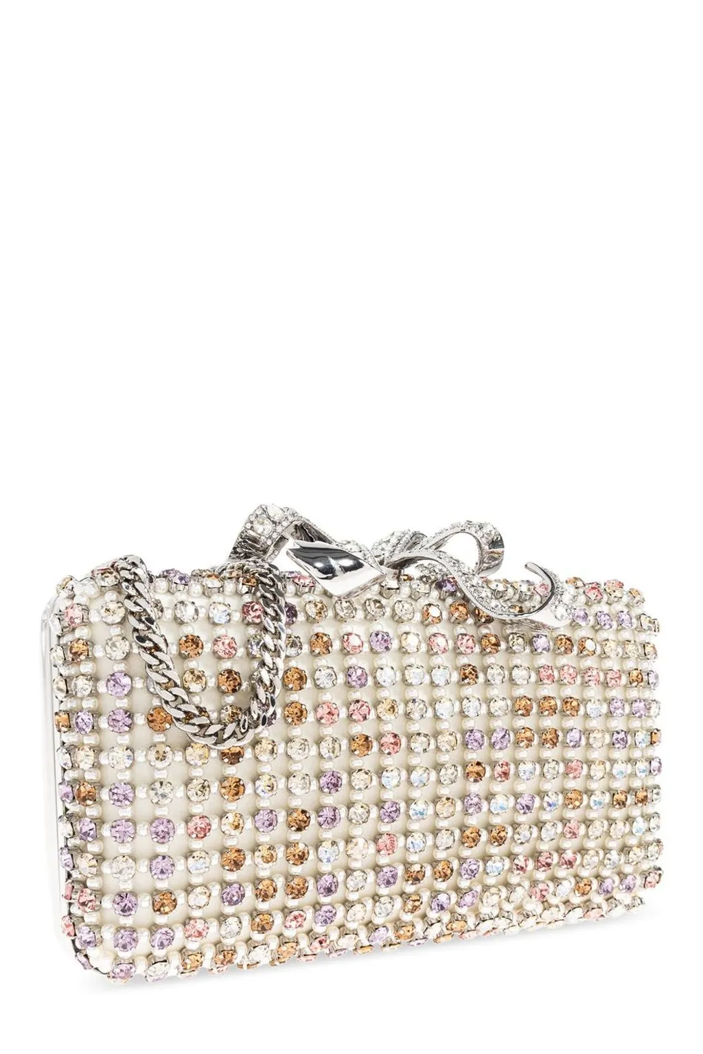 Self-Portrait Embellished Clutch Bag