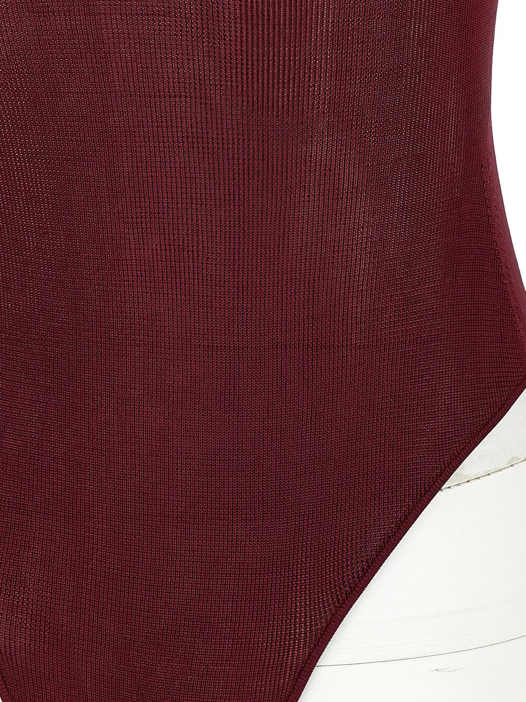 Self-Portrait Button-Down Knitted Bodysuit