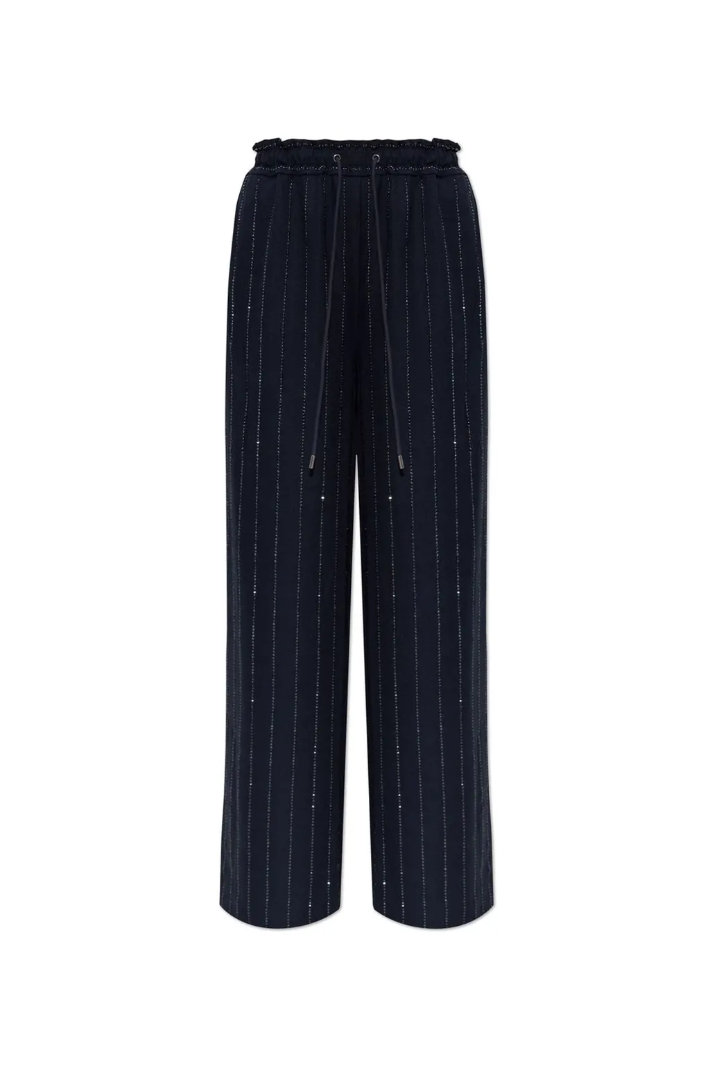 Self-Portrait Rhinestone-Embellished Trousers