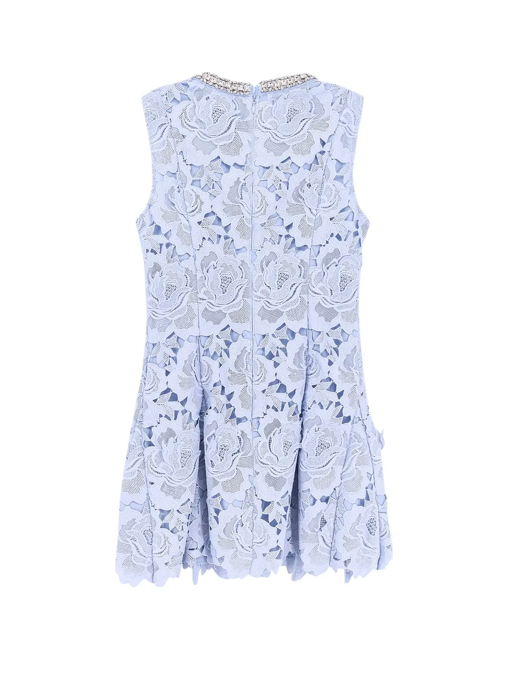 Self-Portrait Flower Lace Mini Dress