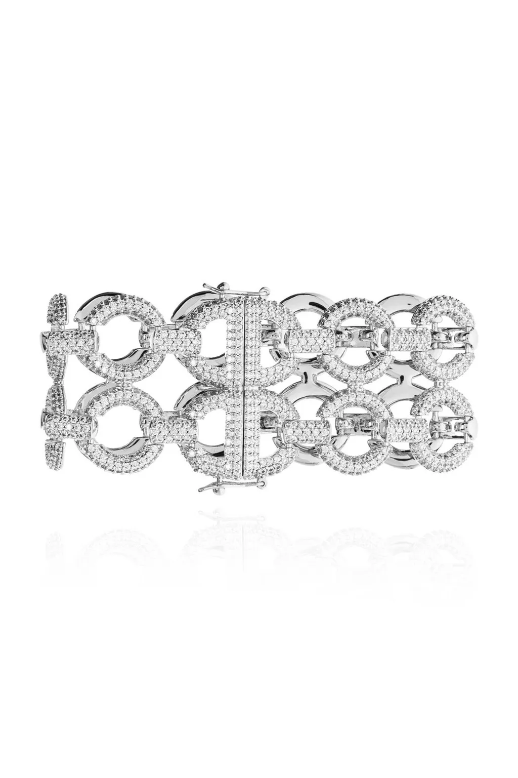 Self-Portrait Shiny Embellished Bracelet