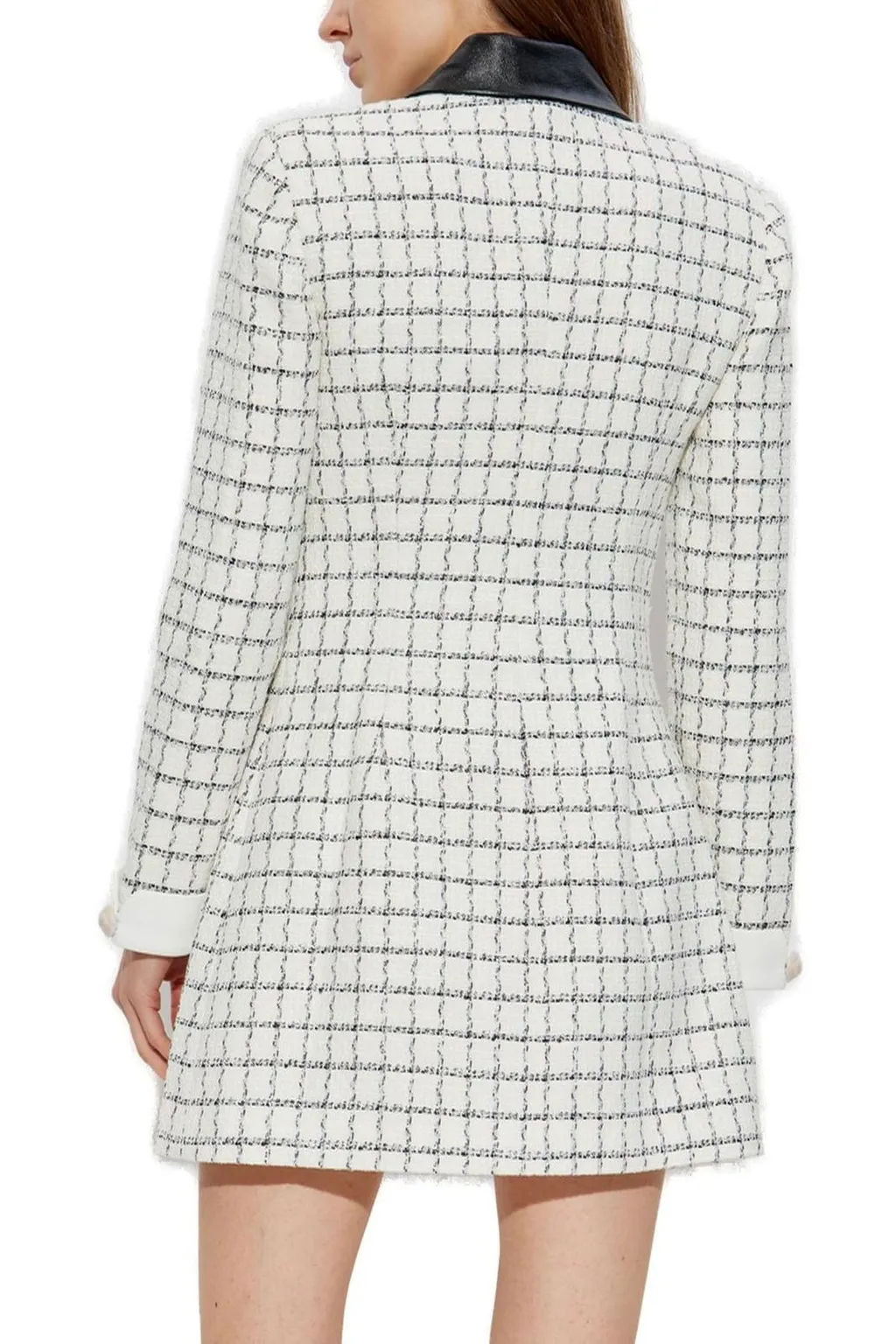 Self-Portrait Tweed Mini Dress