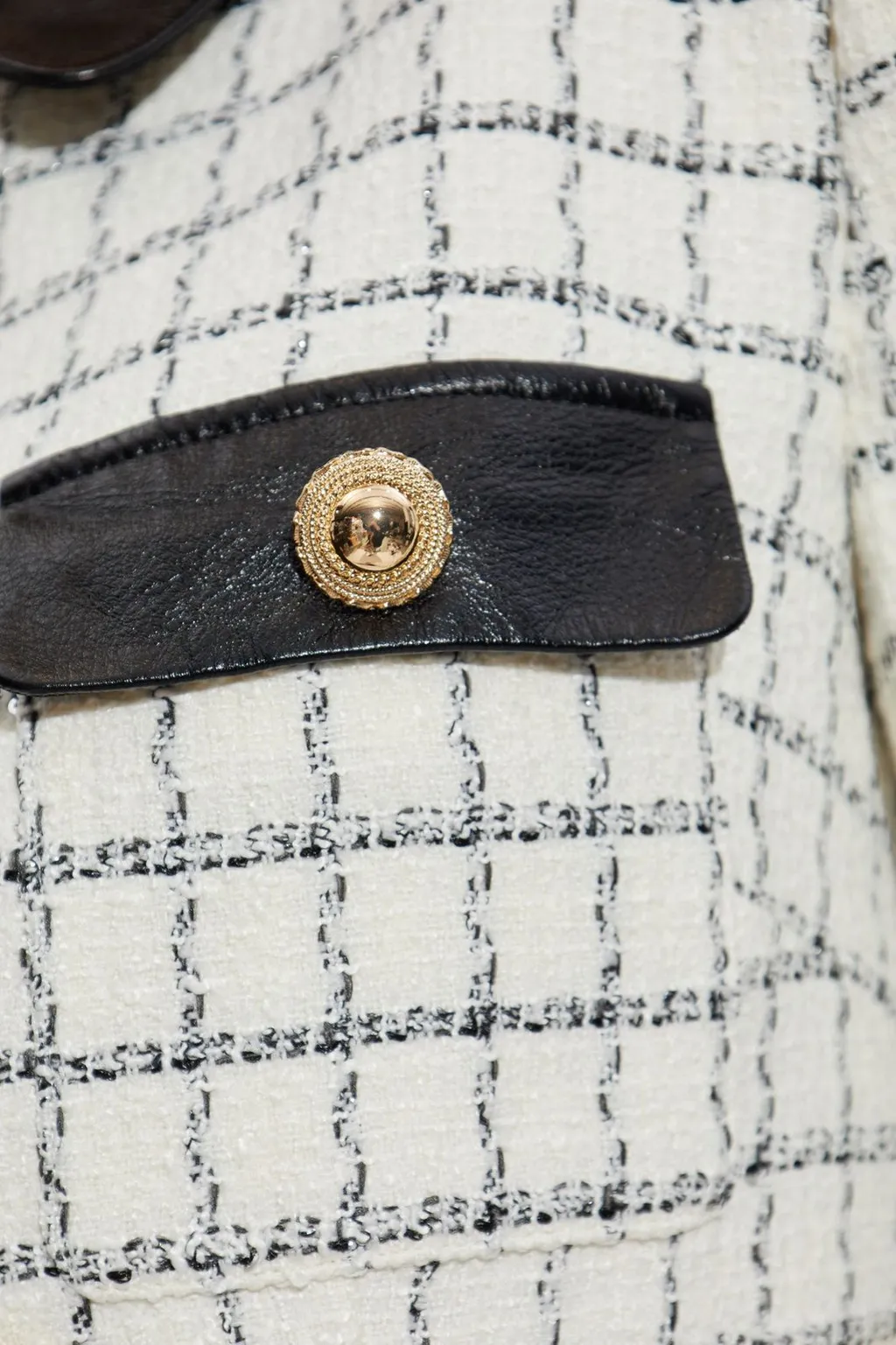 Self-Portrait Tweed Mini Dress