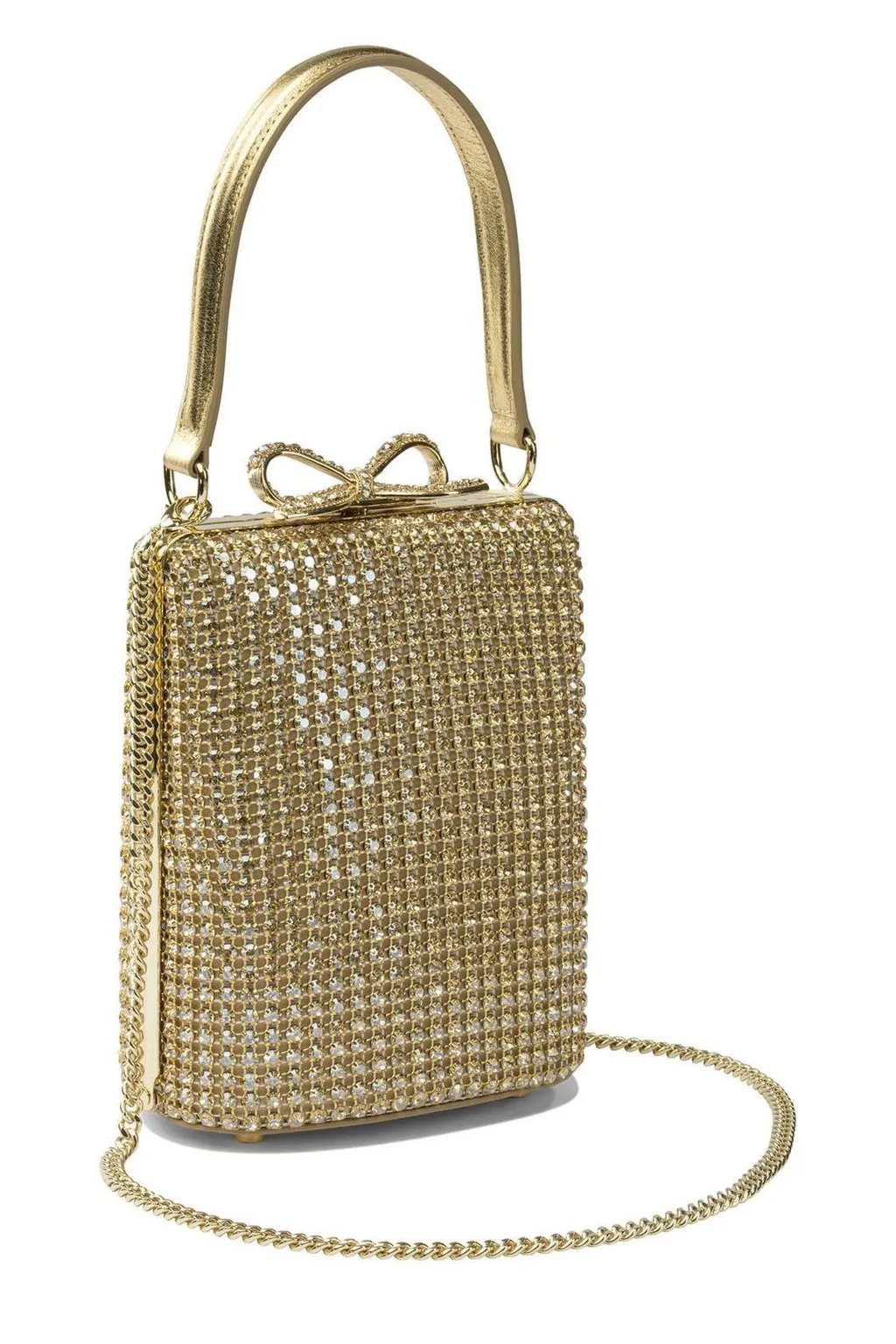 Self-Portrait Embellished Top Handle Mini Bag