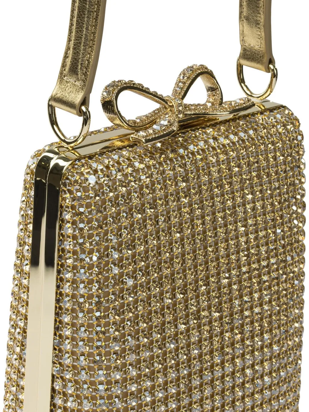 Self-Portrait Embellished Top Handle Mini Bag