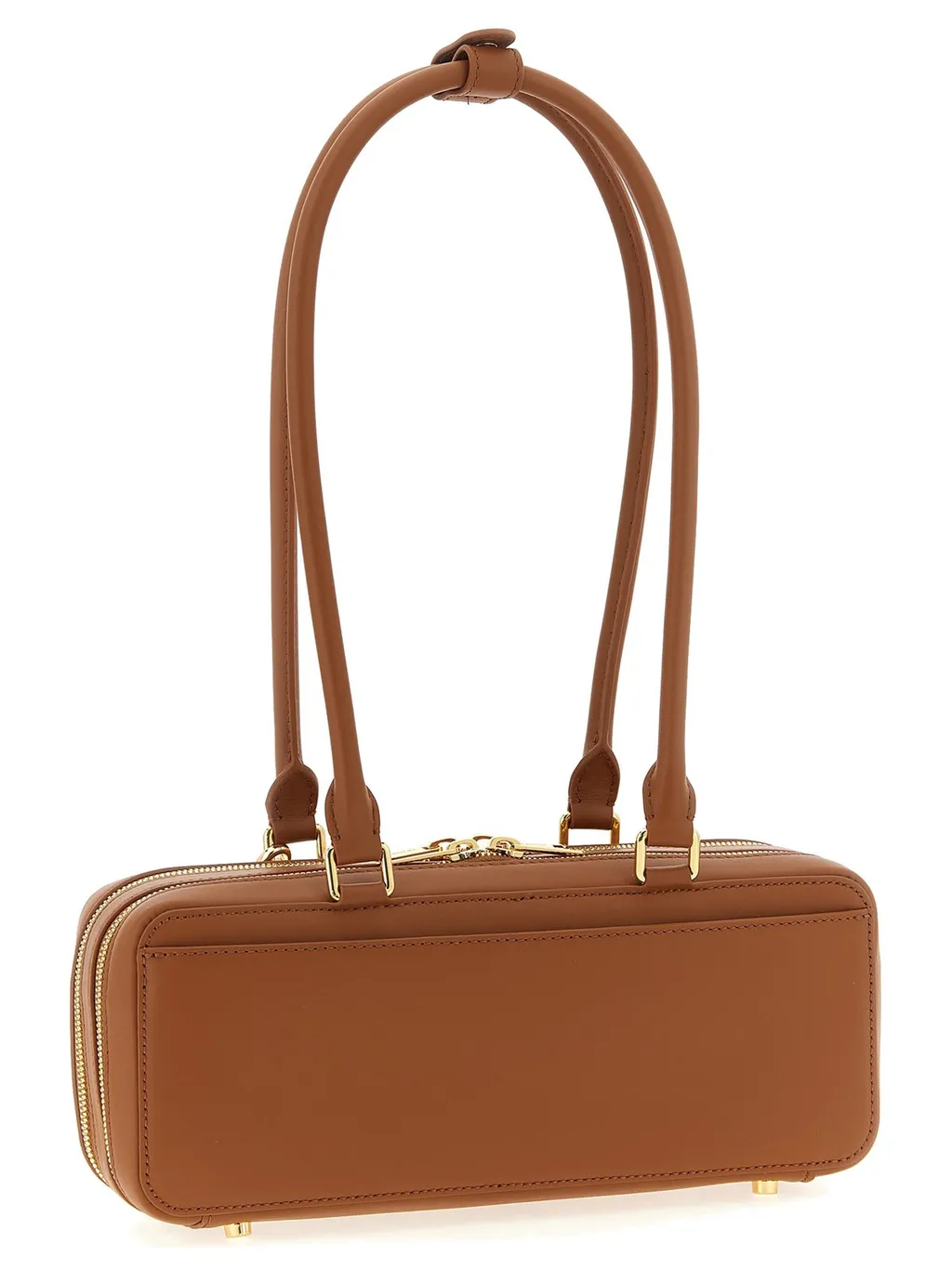 Self-Portrait Bow Charm Embellished Baguette Shoulder Bag