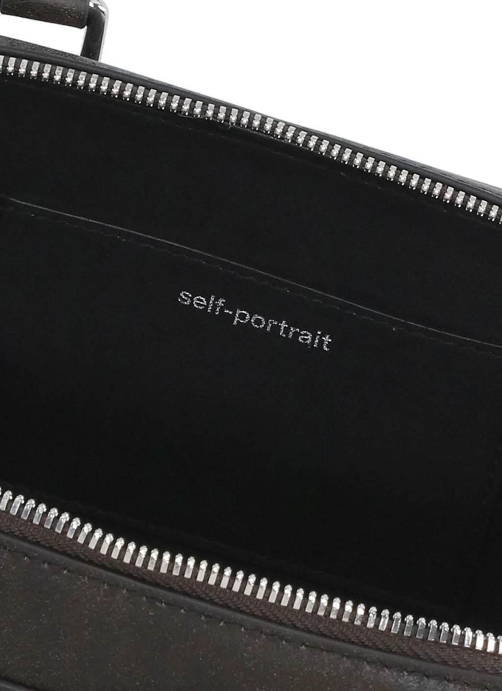 Self-Portrait Zip-Up Mini Tote Bag