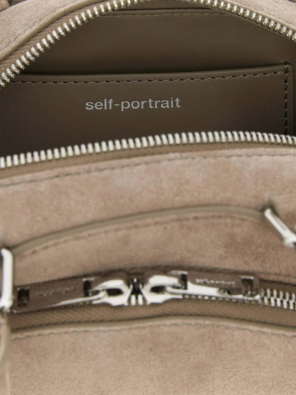 Self-Portrait Mini Bow Charm Embellished Shoulder Bag