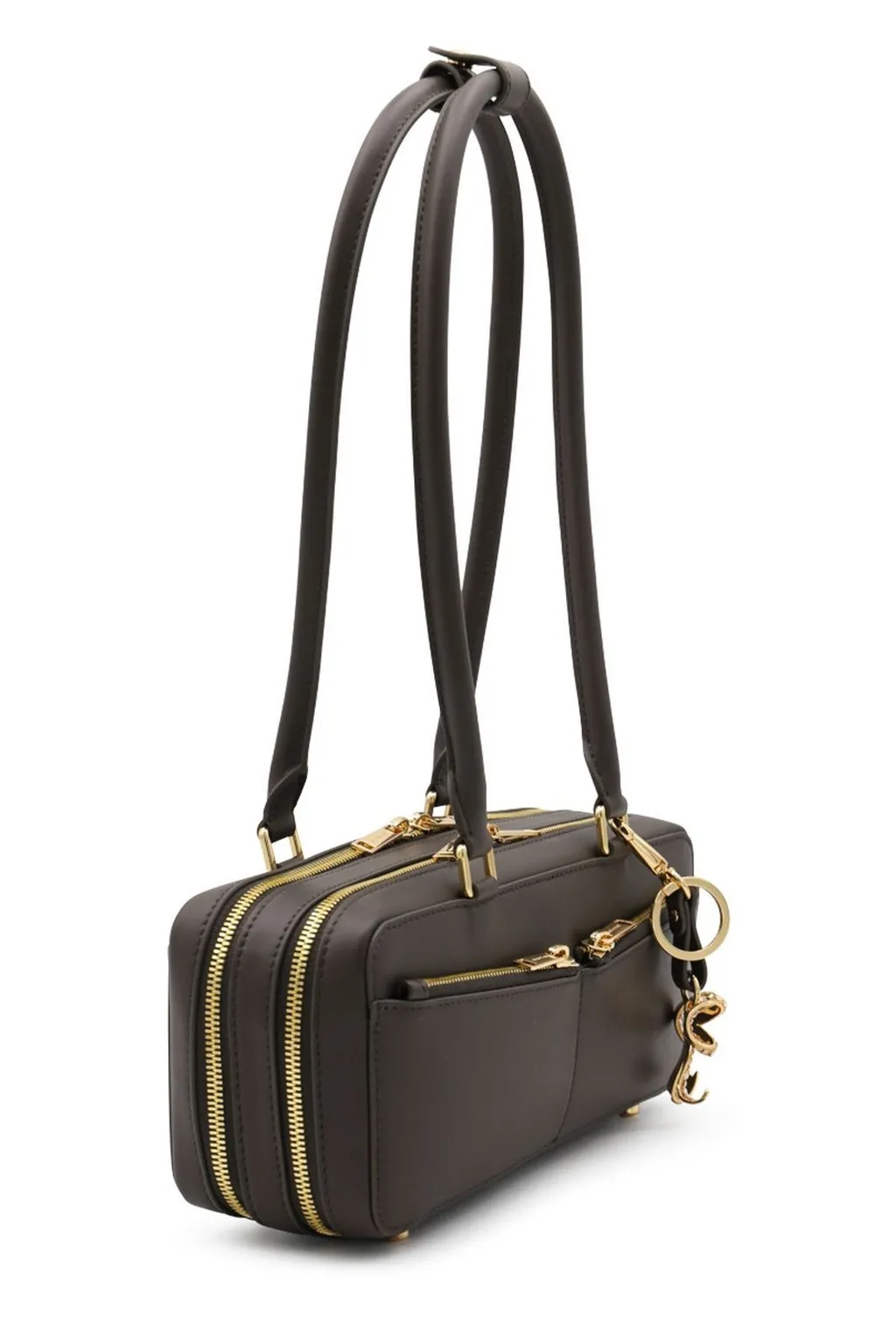 Self-Portrait Leather Baguette Shoulder Bag