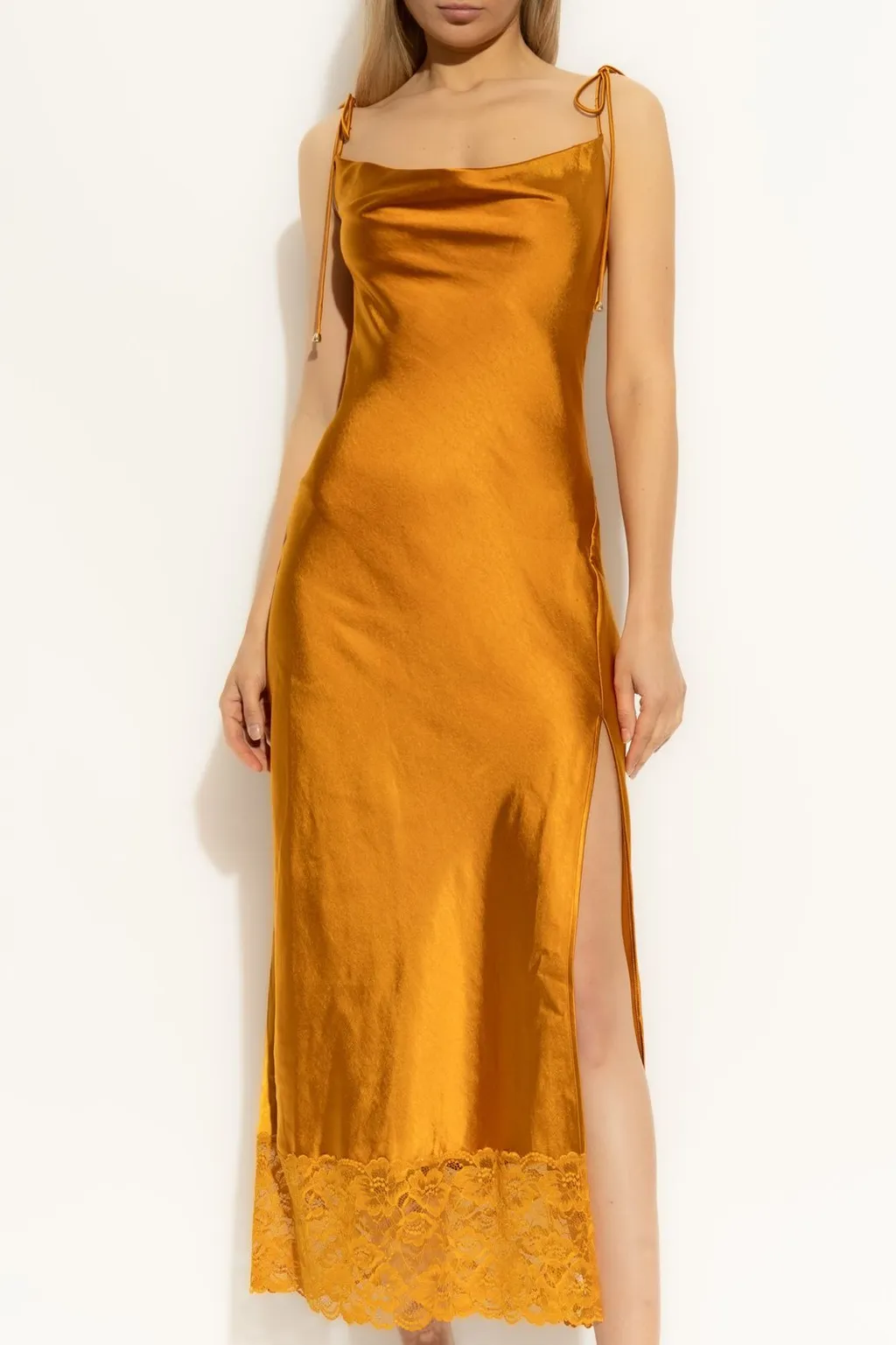 Self-Portrait Spaghetti Strap Midi Dress