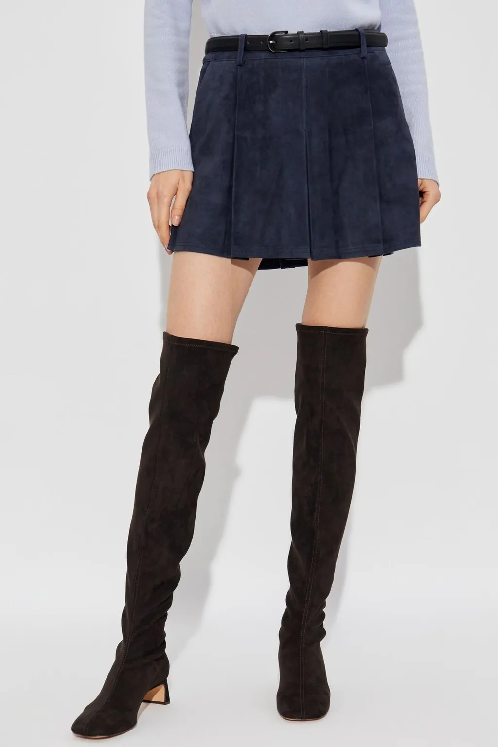 Self-Portrait Pleated Mini Skirt
