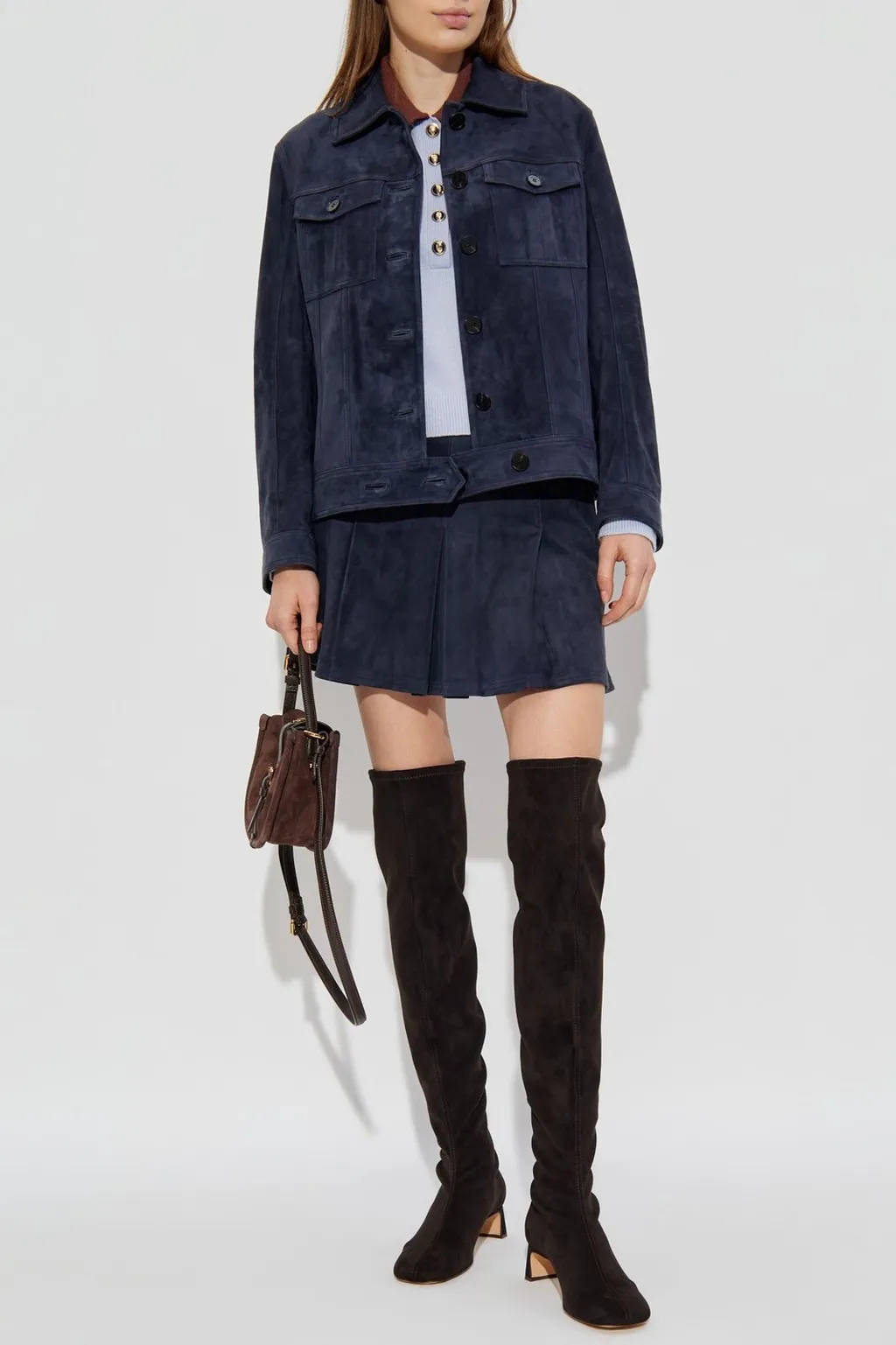 Self-Portrait Pleated Mini Skirt