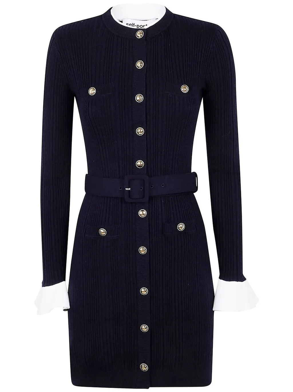 Self-Portrait Knit Mini Dress