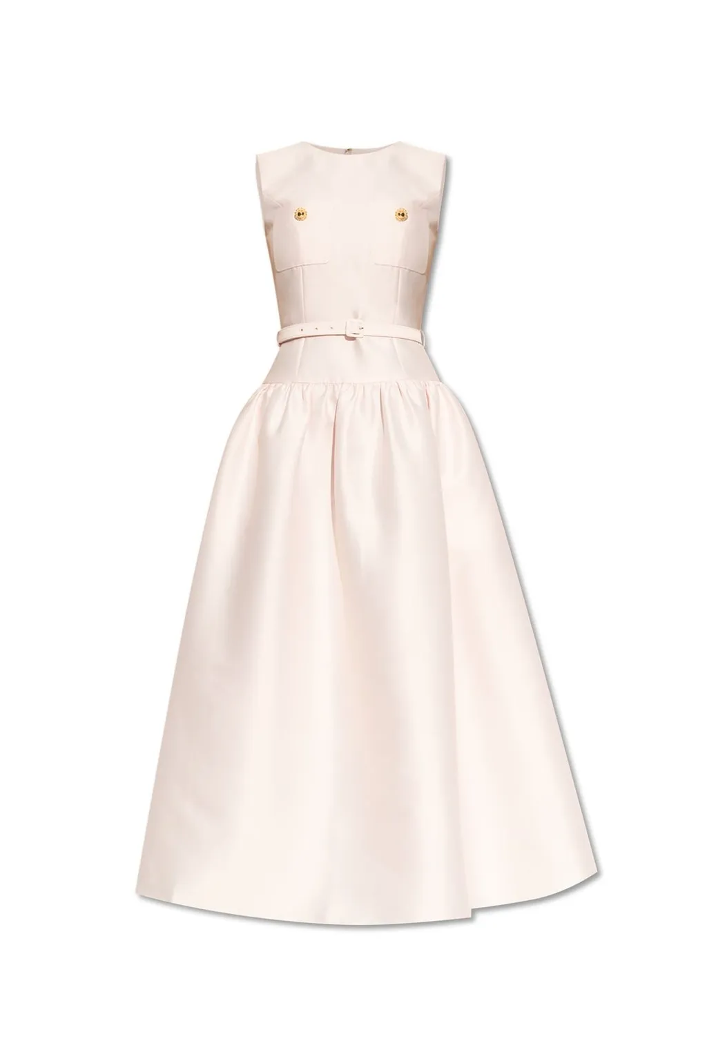 Self-Portrait Taffeta Midi Dress