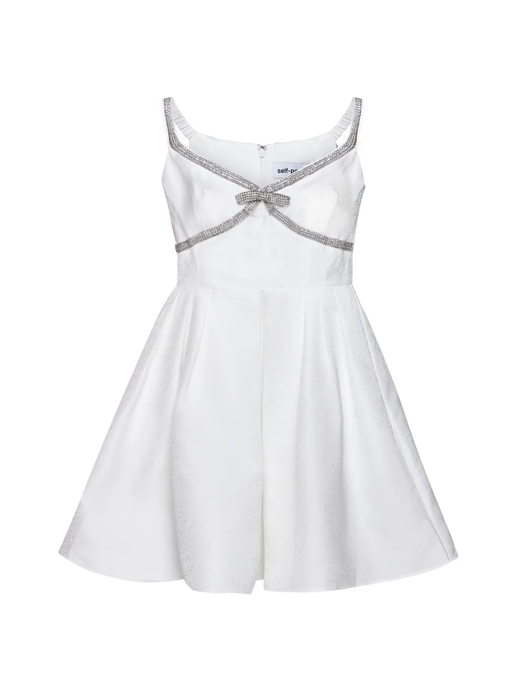 Self-Portrait Bow Detailed Off-Shoulder Mini Dress