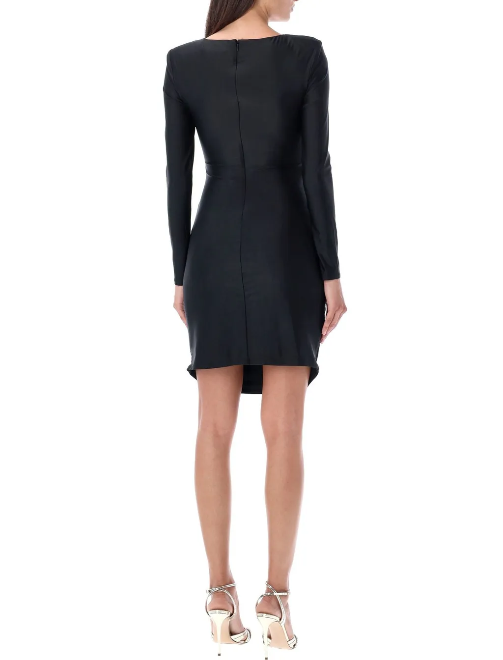 Self-Portrait Cut Out Long Sleeved Dress