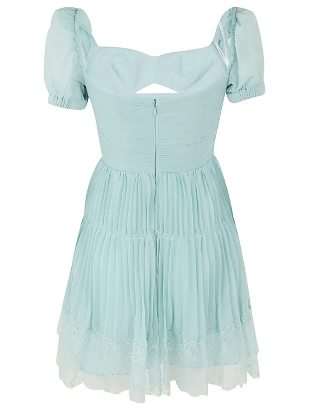 Self-Portrait Lace Detailed Cut-Out Mini Dress