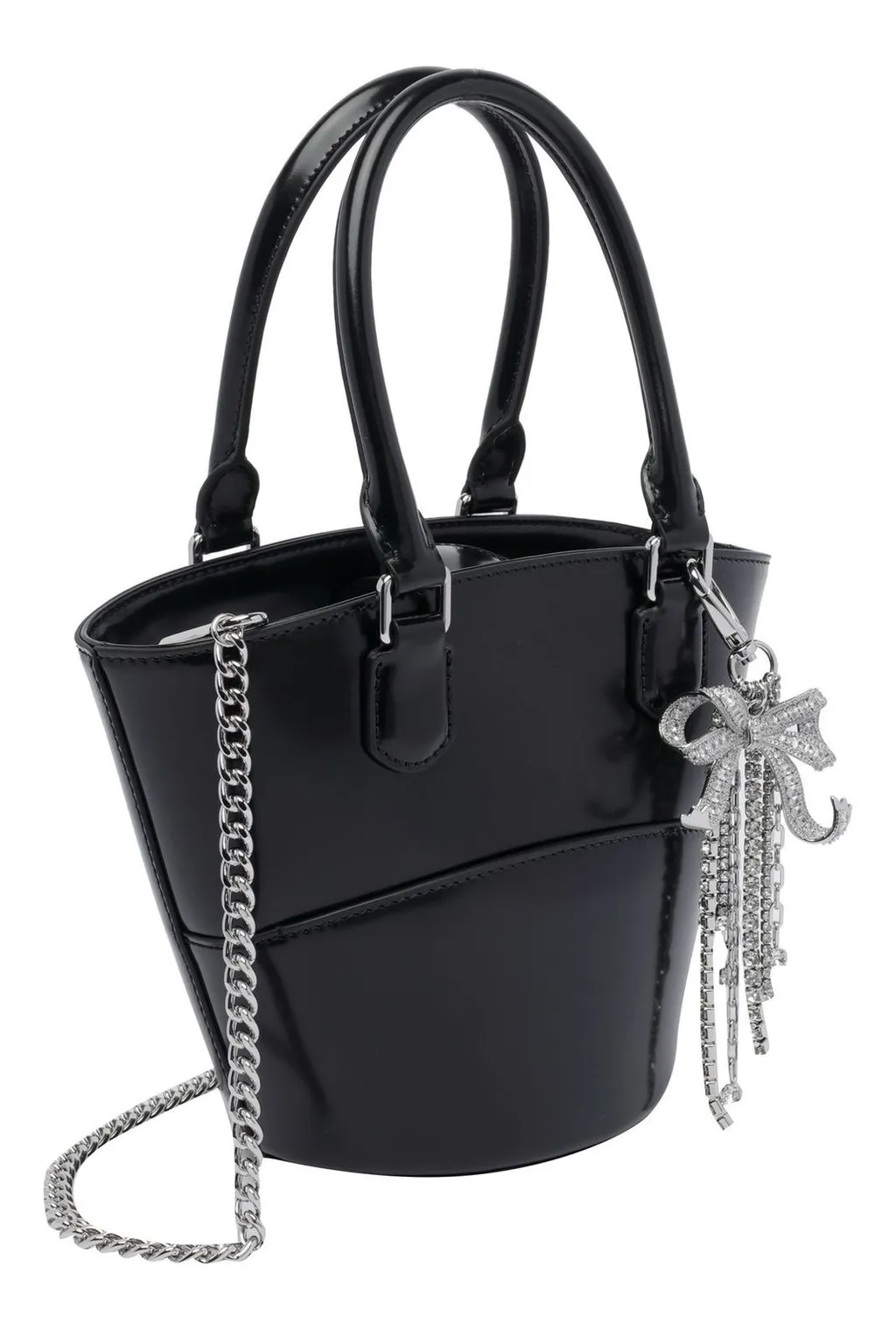 Self-Portrait Embellished Top Handle Bag